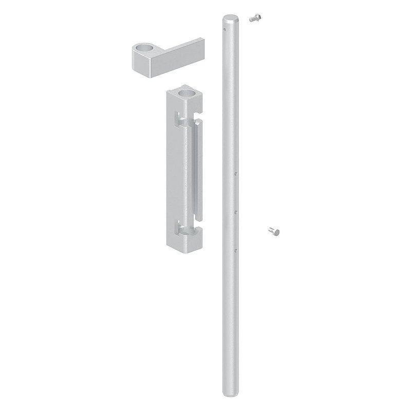 floor transom with length 490mm, for screwing on, blank