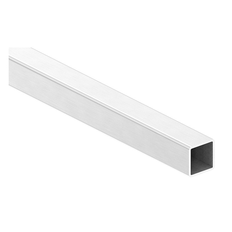 Square tube, 40x40x3,0mm, L: 3000mm, AISI304