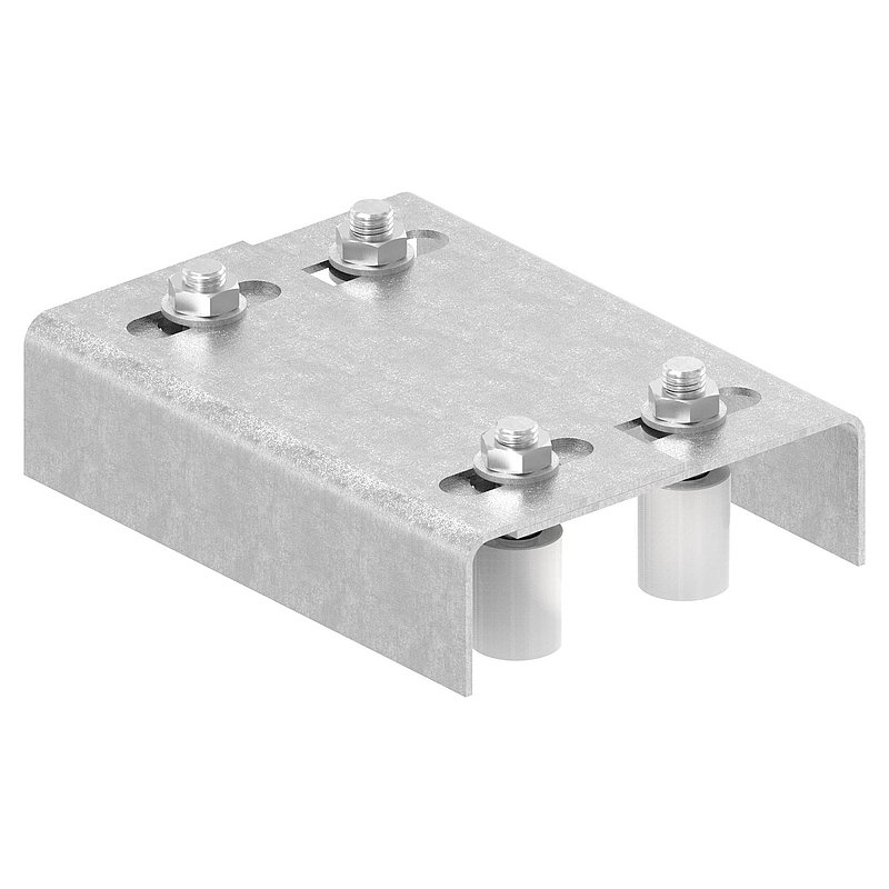 Guide bracket, double, AISI304