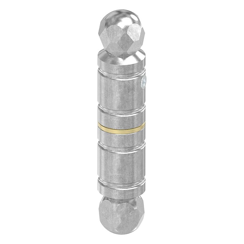 Security door hinge, 122 x 24mm