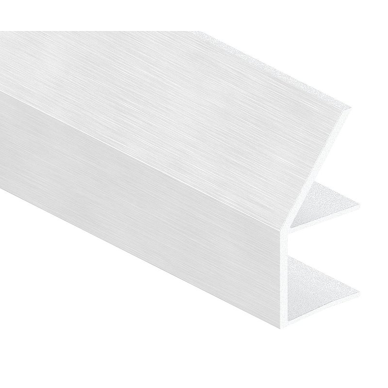 Regenrinne für Vordächer, Glas 17,52mm, L: 6000mm, E4/EV1