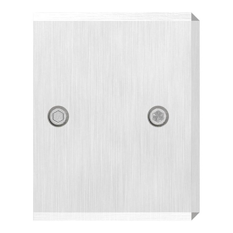 Wandbefestigung für Nutrohr 60x40mm, links, V4A
