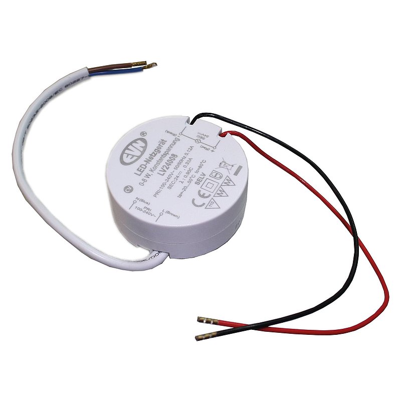 LED Netzgerät 24VDC mit 8W, IP20