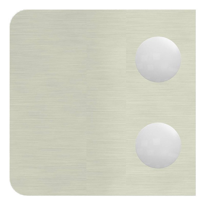 Pince à verre modèle 14, jonction: droite, aspect inox brossé