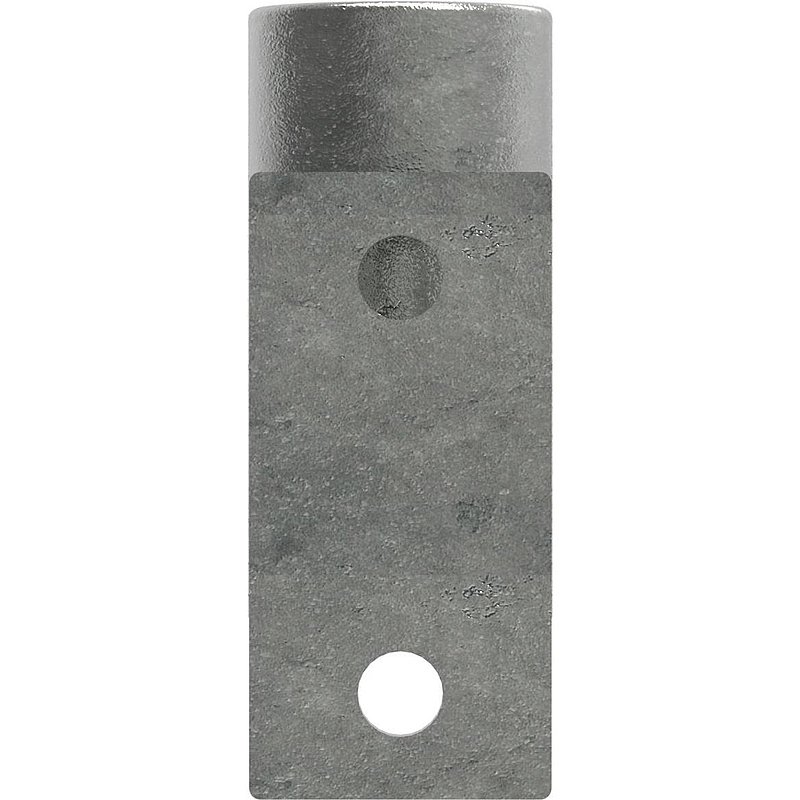 Support mural avec 2 trous de fixation, pour tube Ø 42,4mm