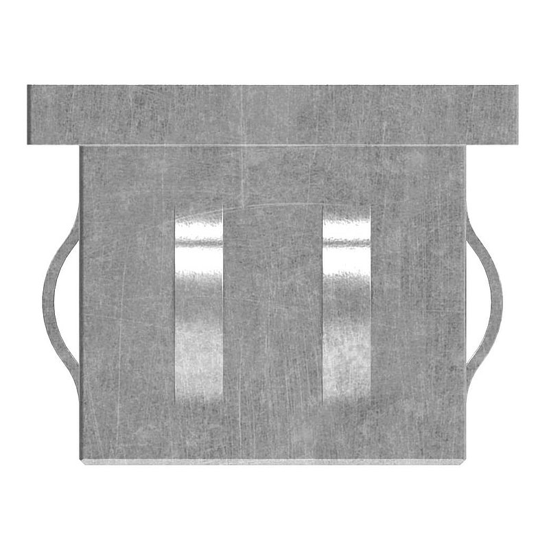 Stahleinschlagkappe, für, Rechteckrohr 40x20mm