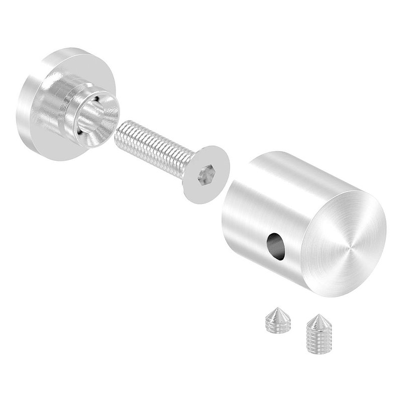 Seilhalter, für 4mm Seil, Anschluss: gerade, V2A