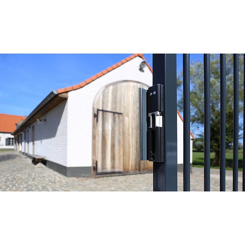 Elekterischer Öffner, MODULEC-SA-R - stromlos geschlossen- in Aluminium silber