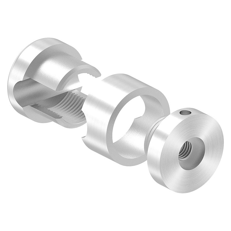 Brenk, support de base pour barreaux Ø 10mm, V2A