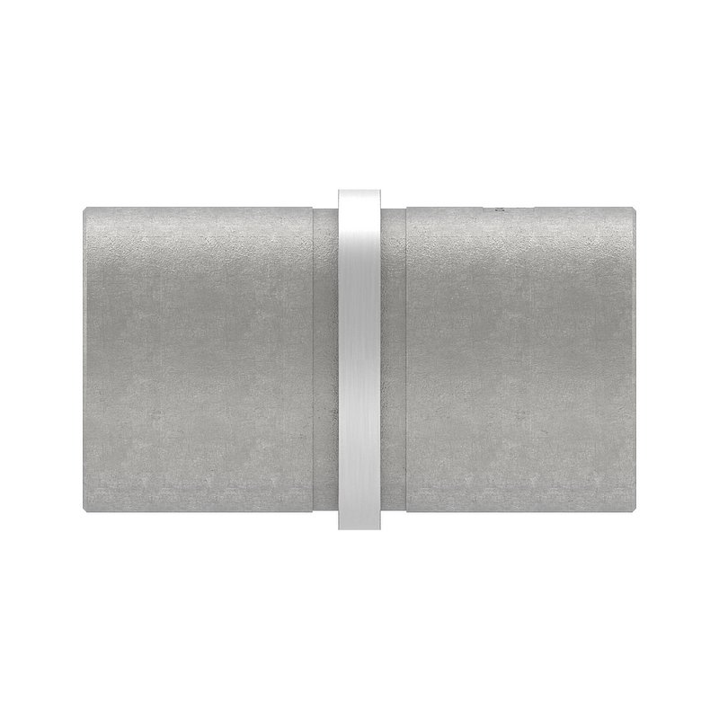 Connecting piece for tube 40.0x2.0mm, AISI304
