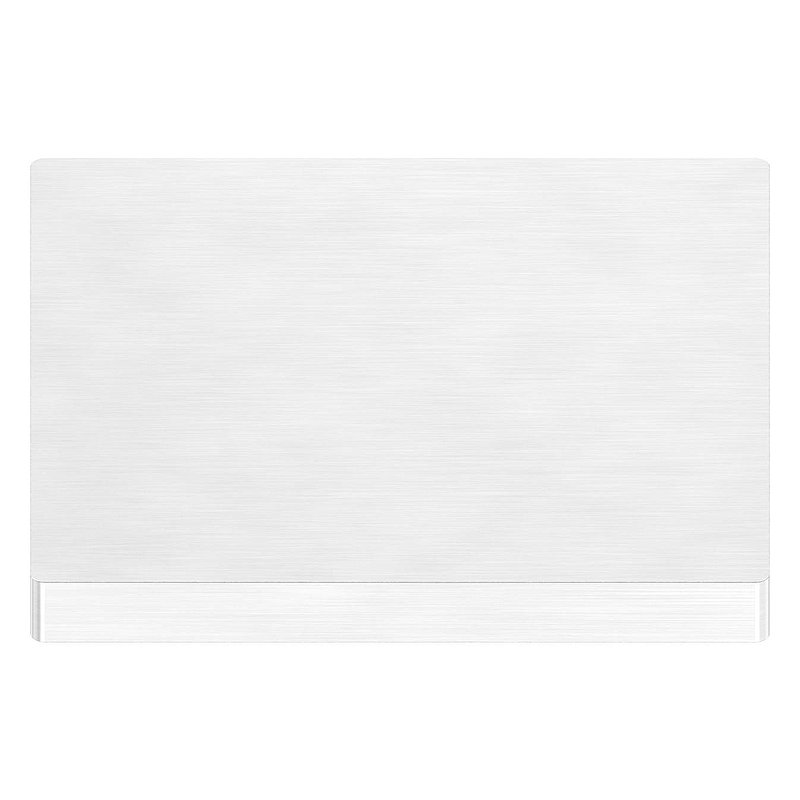 Plaque d'ancrage, 100x100x10mm, avec ponçage longitudinal, V2A