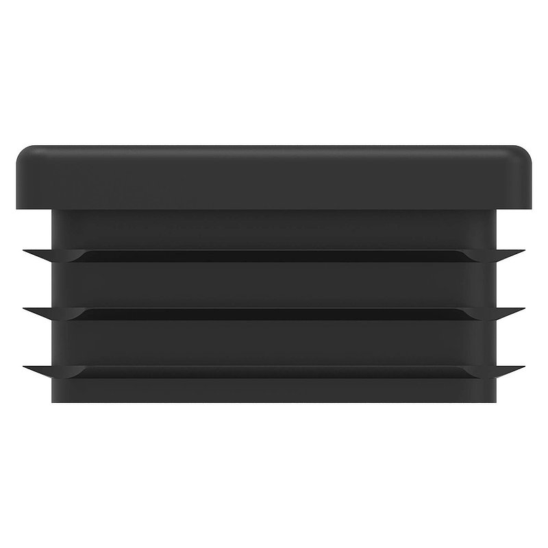 Bouchon plastique pour tube rectangulaire 60x40mm