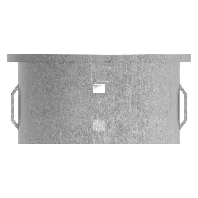 Steel end cap, for tube 60.3mm
