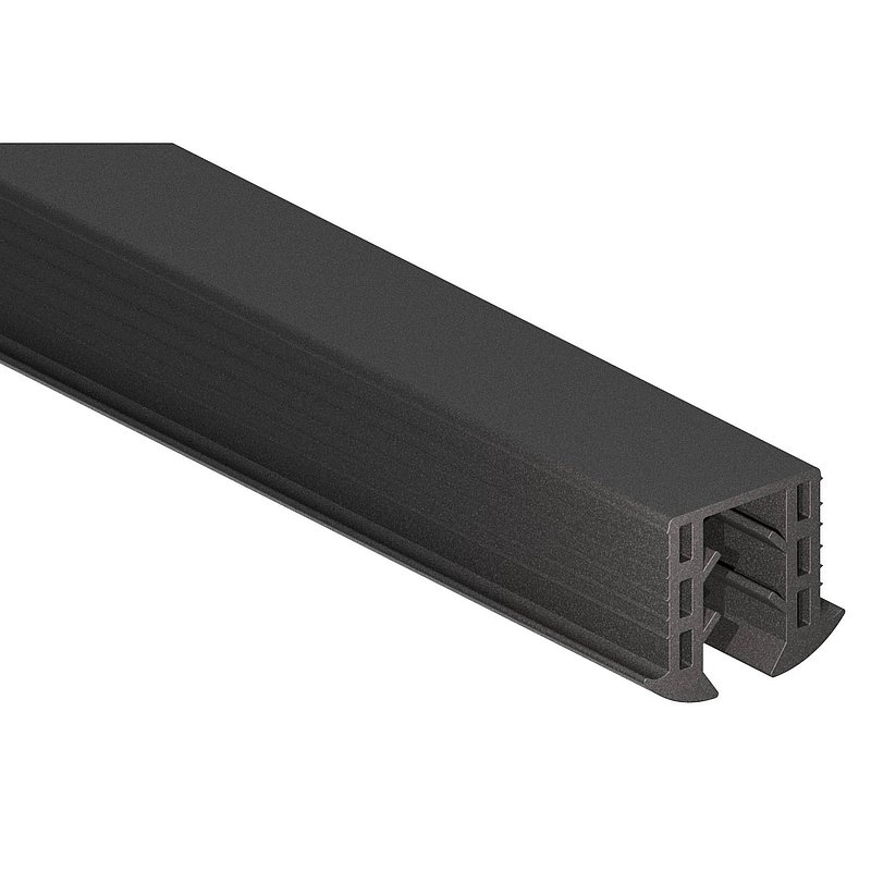 Wedge seal for glass 8.00 - 10.76mm, for groove 24x24mm, 25m