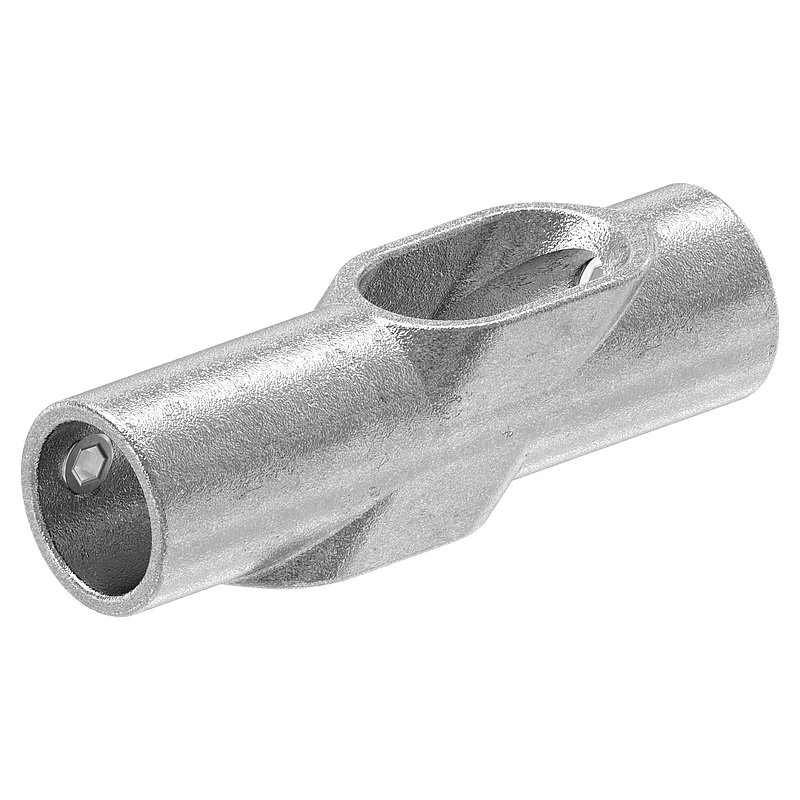 Raccord en croix, réglable 30 - 45°, pour tube Ø 42,4mm