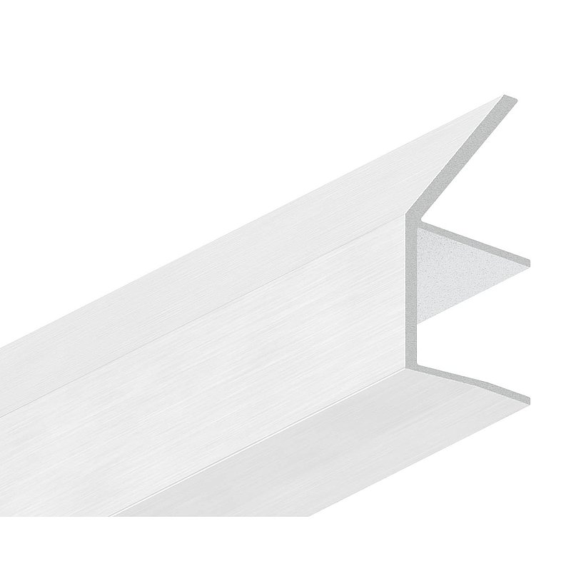 Rain gutter for canopies, glass 17,52mm, l=2200mm