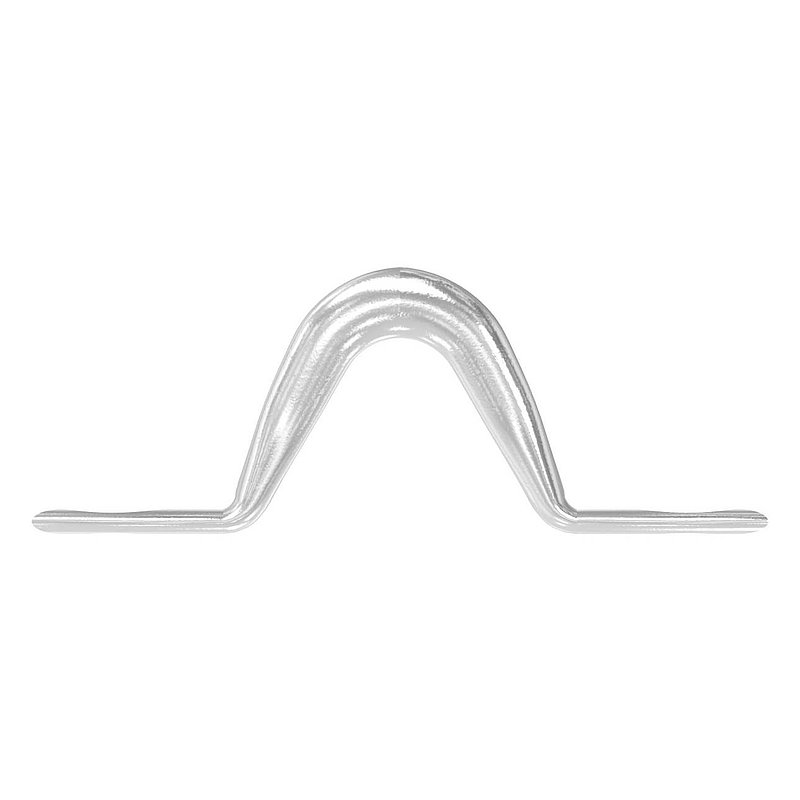 Oeillet de fixation sans plaque, fer rond : Ø 4mm, V4A