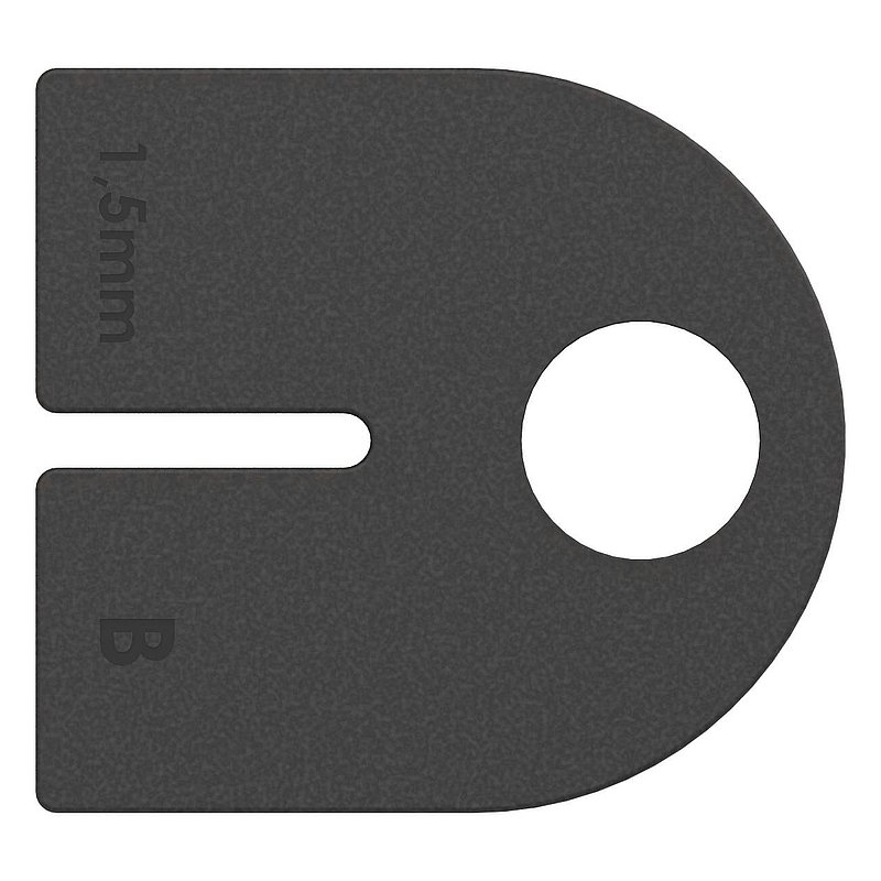 Gummi für Mod. 23, Blech 1,5mm