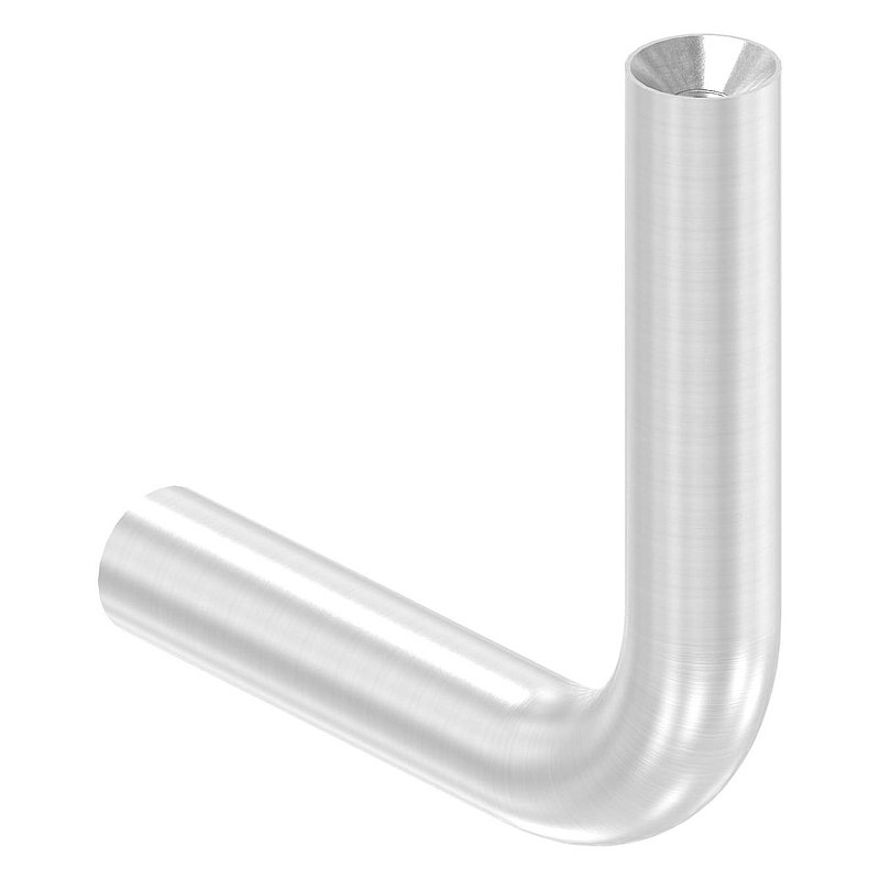 Bracket Ø 14mm, 90° bent, AISI304