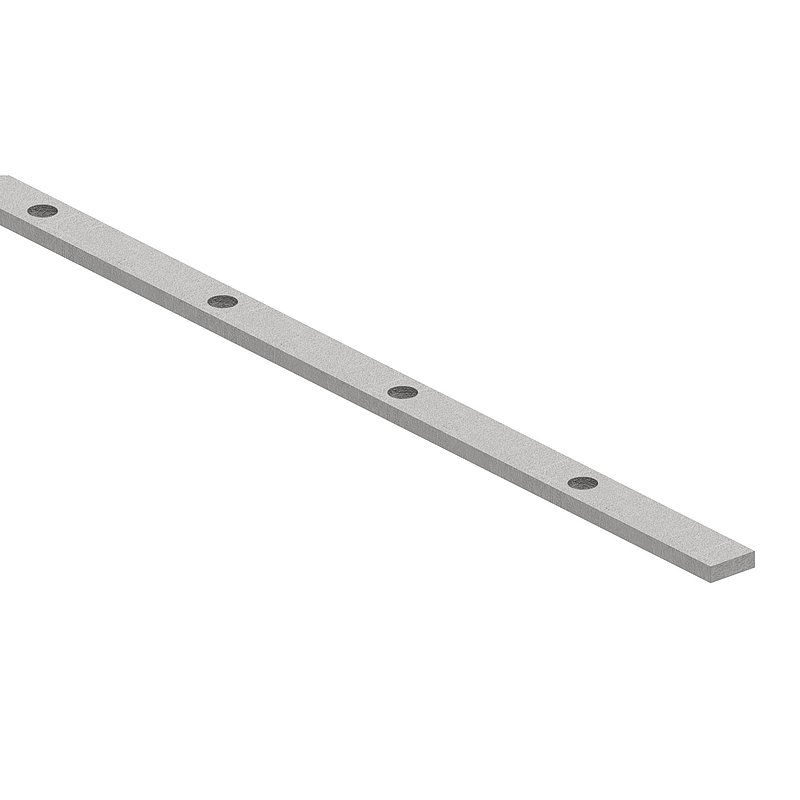 Lochleiste S235JR, 25x8mm, Lochabstand 120mm, 2000mm