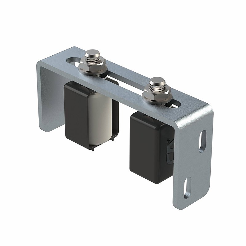 screw-on guide bar with handle guard, galvanised