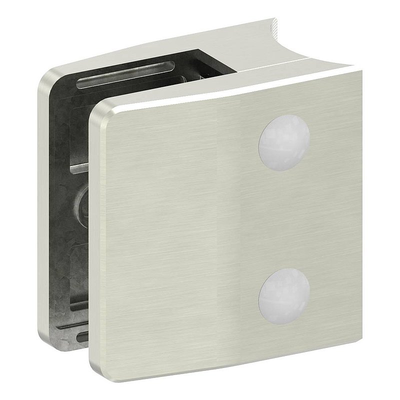 Glasklemme Mod. 35, Anschluss: 48,3mm, VA-Effekt