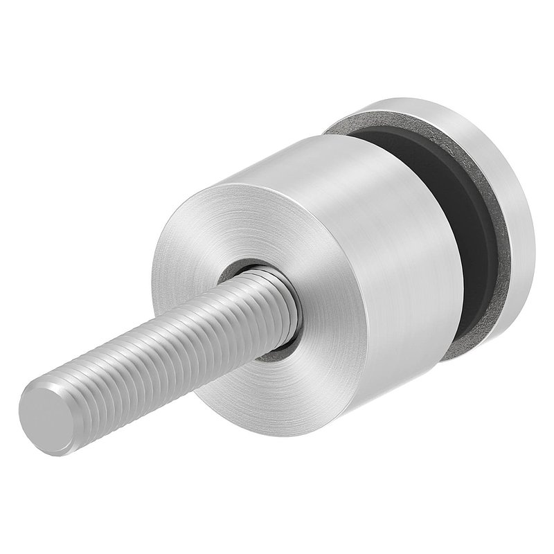 Glass point holder 16mm, connection: flat, AISI304