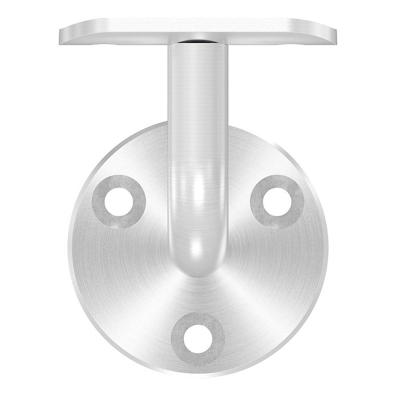 Handrail holder without cable gland for LED handrails, solid material, AISI304