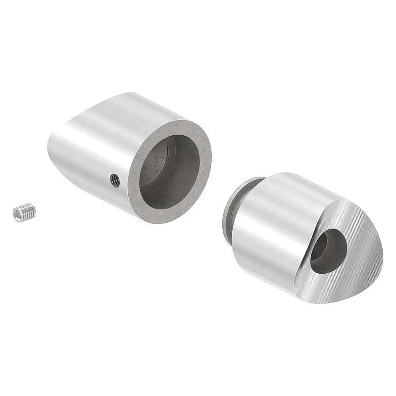Pièce de jonction pour tube rond de Ø 33,7 / Ø 42,4mm, V2A