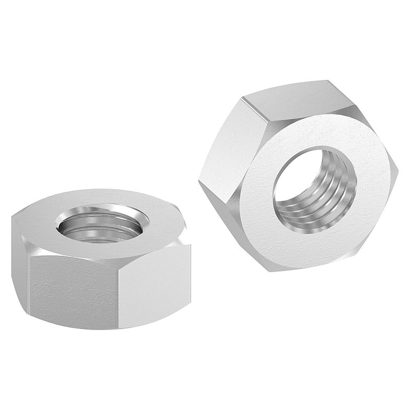 Hexagon nut M10, DIN 934, AISI304