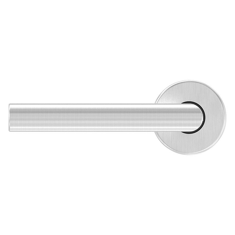 Pair of lever handles, rotatable, AISI304