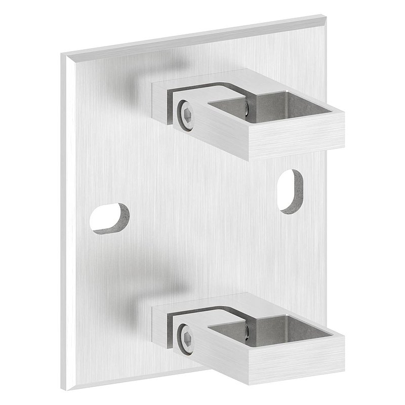 Wall mounting for railing posts 40x40mm, AISI304