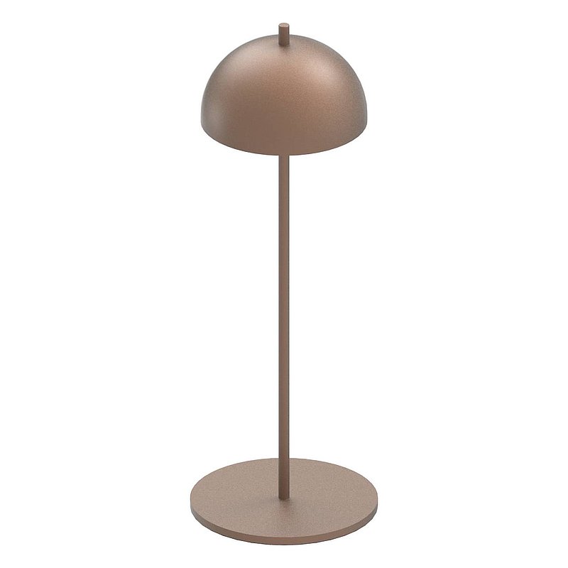 STALYS n°2 Sunset Oak: Akku-Tischleuchte Bronze in 38x12x13,5cm