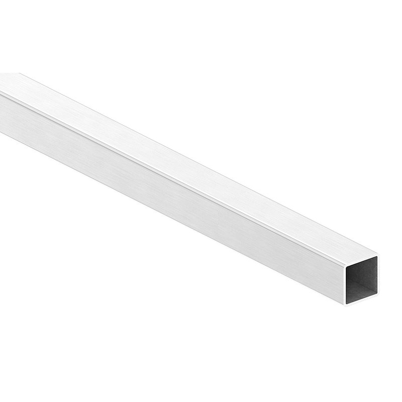Quadratrohr, 30x30x2,0mm, L: 6000mm, V2A
