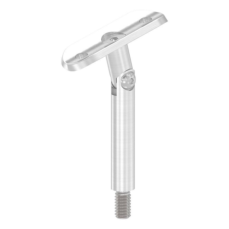 Tige articulée Ø 12mm avec plaque de raccordement de mains courantes 33,7mm, V2A