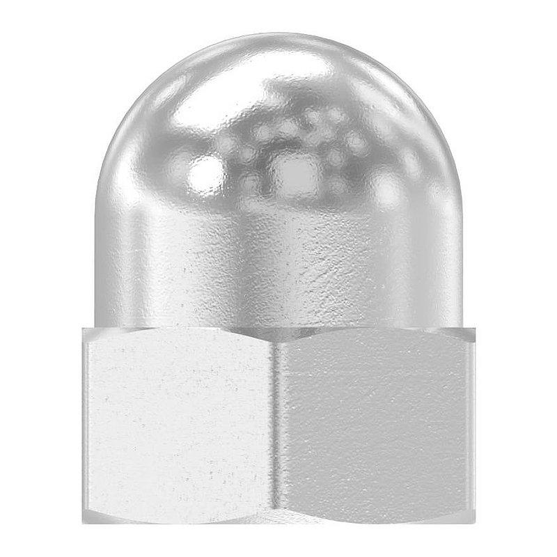 Écrou hexagonal borgne M5, DIN 1587, V2A