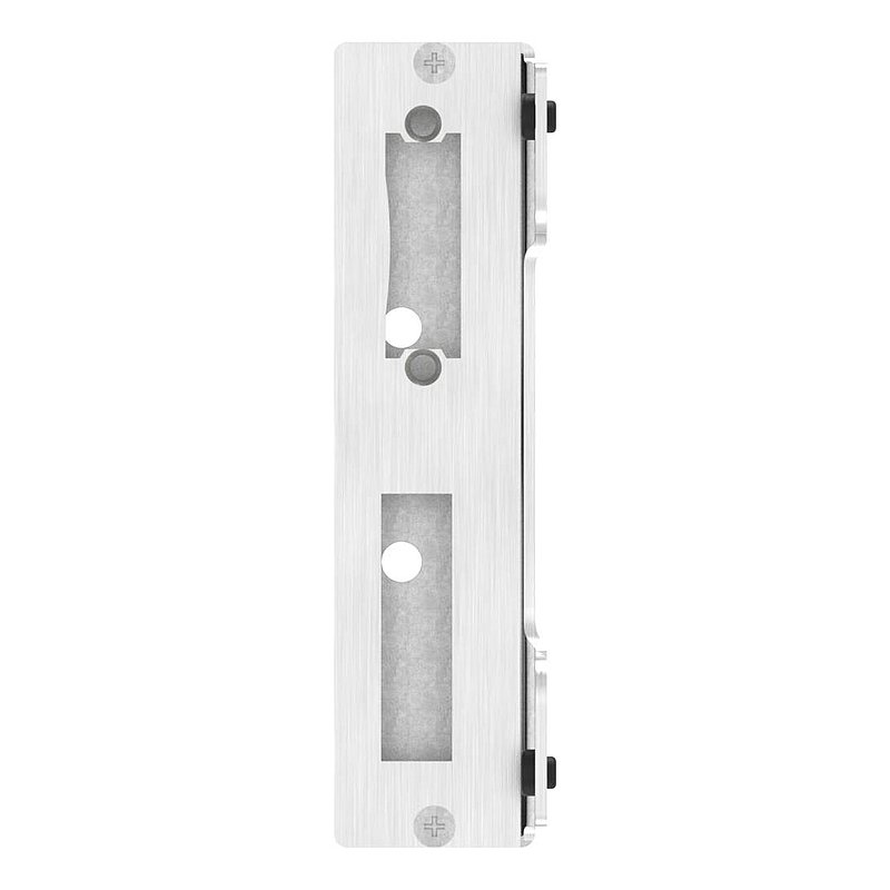 Stainless steel counter case square, for 72mm spacing, for welding, 40mm, AISI304