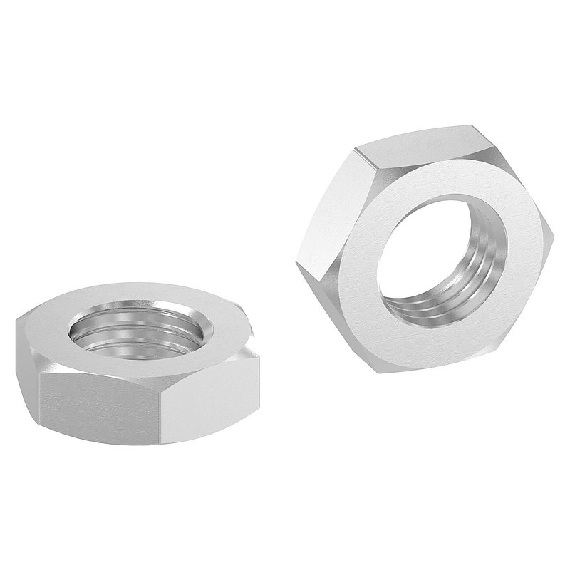 Écrou hexagonal bas M16, V2A