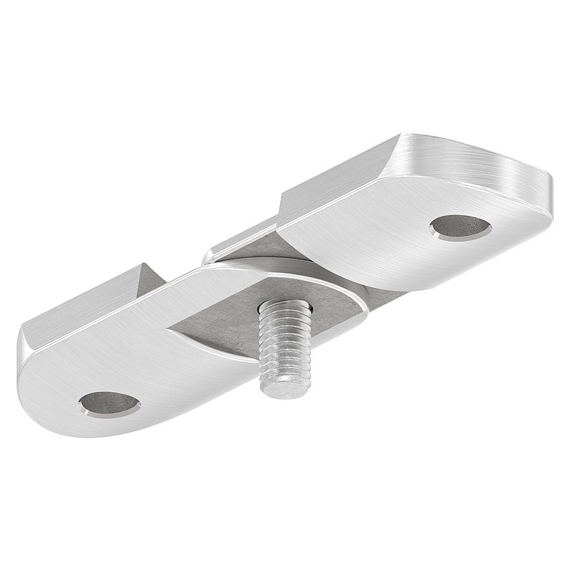 Handlaufanschlussplatte verstellbar, 42,4mm, V2A