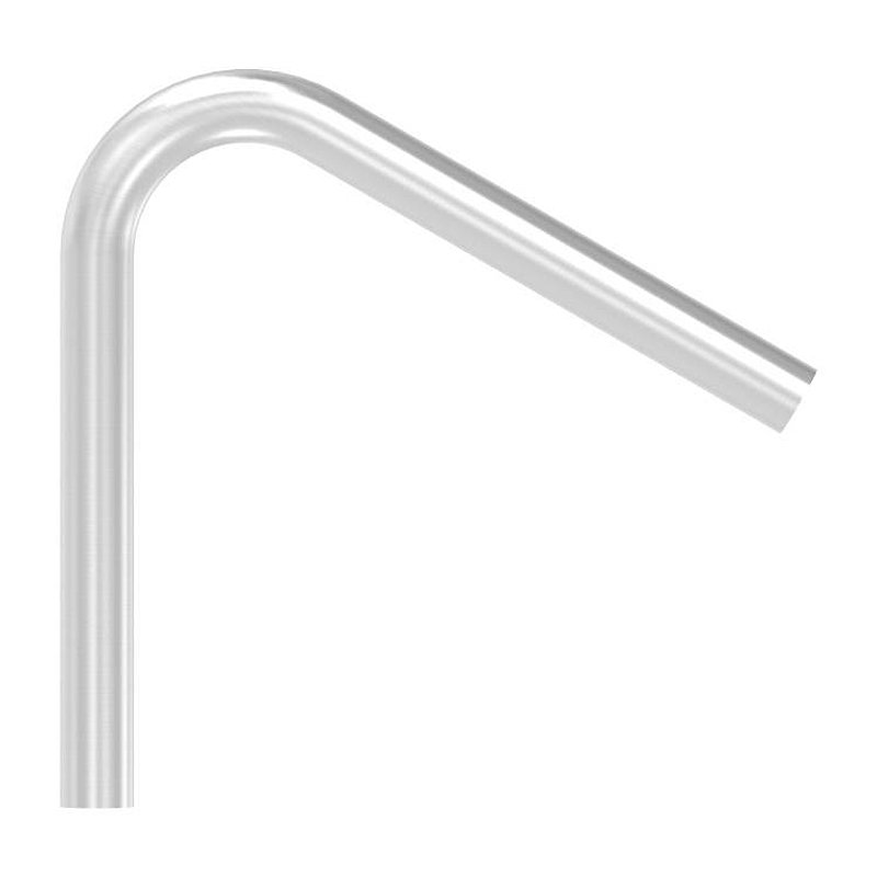 Tube bend 120°, made of 26.9x2.0 mm tube, AISI304