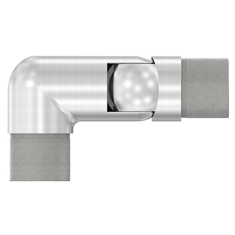 Gelenkstück links, für Rohr 42,4x2,0mm, V2A