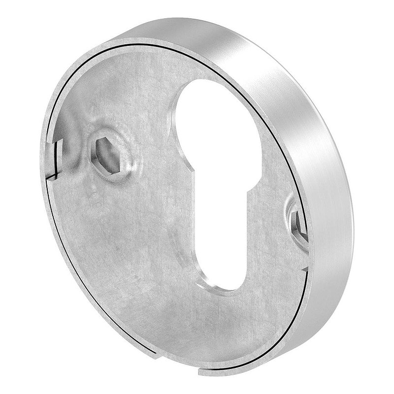 Rosace pour cylindre de porte, paire, V2A