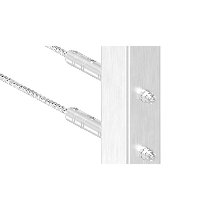 Gewindeterminal zur Selbstmontage, für 8mm Seil, V2A