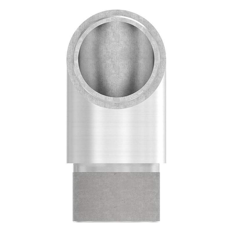 Corner piece 90°, for tube 33.7x2.0mm, AISI304