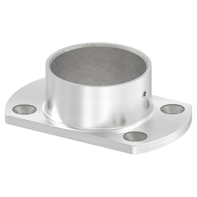 Wand- und Bodenanker, für Rohr 48,3mm, V2A