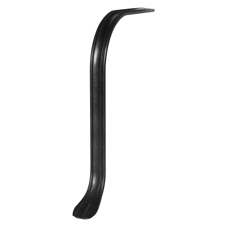 Départ de main-courante S235JR, 50x10mm, incurvée