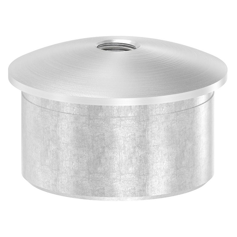 Bouchon pour extrémité de tube à coller avec M8, pour tube 42,4x2,5mm, V2A