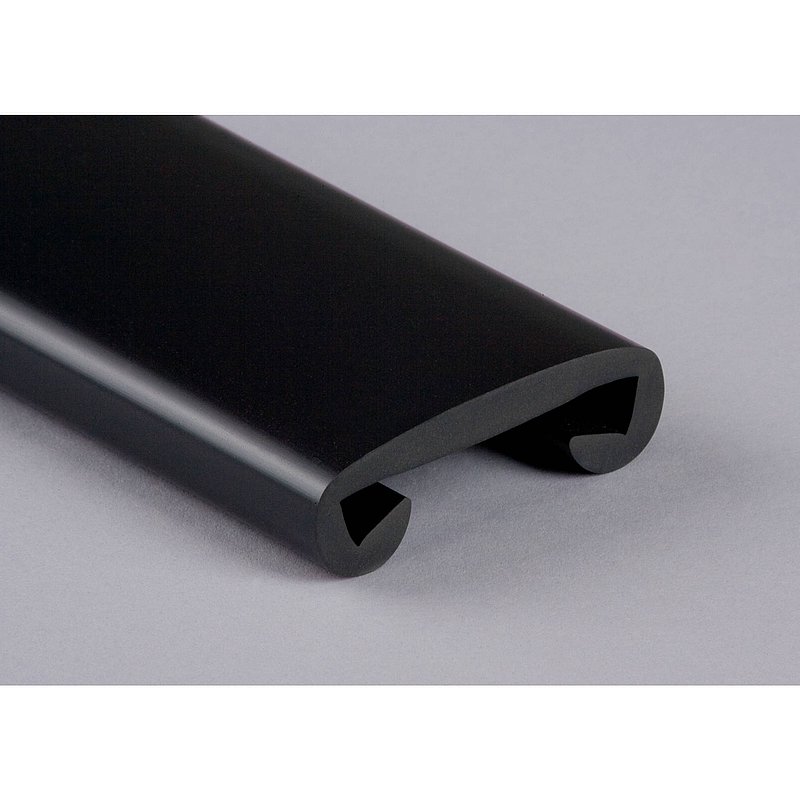 Kunststoffhandlauf für 50x8mm, schwarz