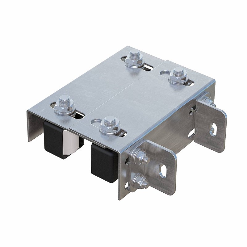 screw-on guide bar with handle guard, galvanised