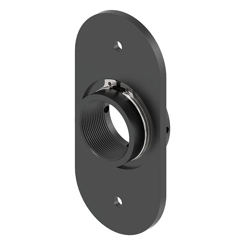 Montageplatte oval: 65x140mm